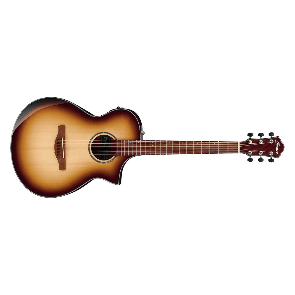 Ibanez AEWC300 Acoustic Electric Guitar, Natural Browned Burst High Gloss (B-Stock)