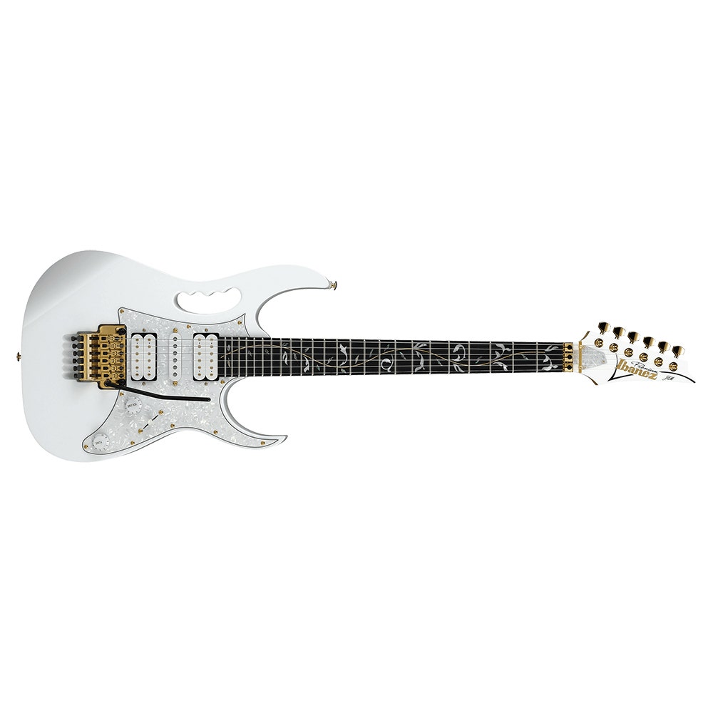 Ibanez JEM7VP Electric Guitar, Ebony Fretboard, White (B-Stock)