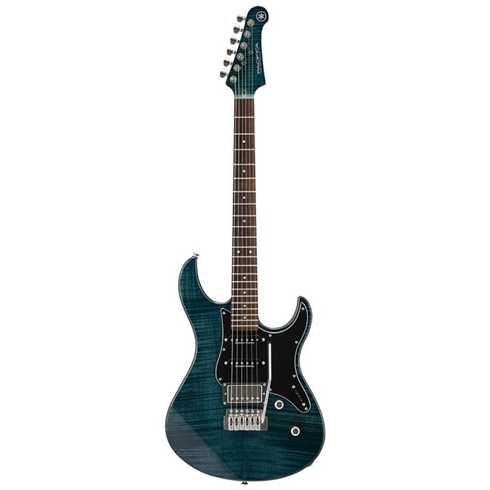 Yamaha B-Stock Pacifica PAC612VIIFM Electric Guitar, Flame Top, Indigo Blue