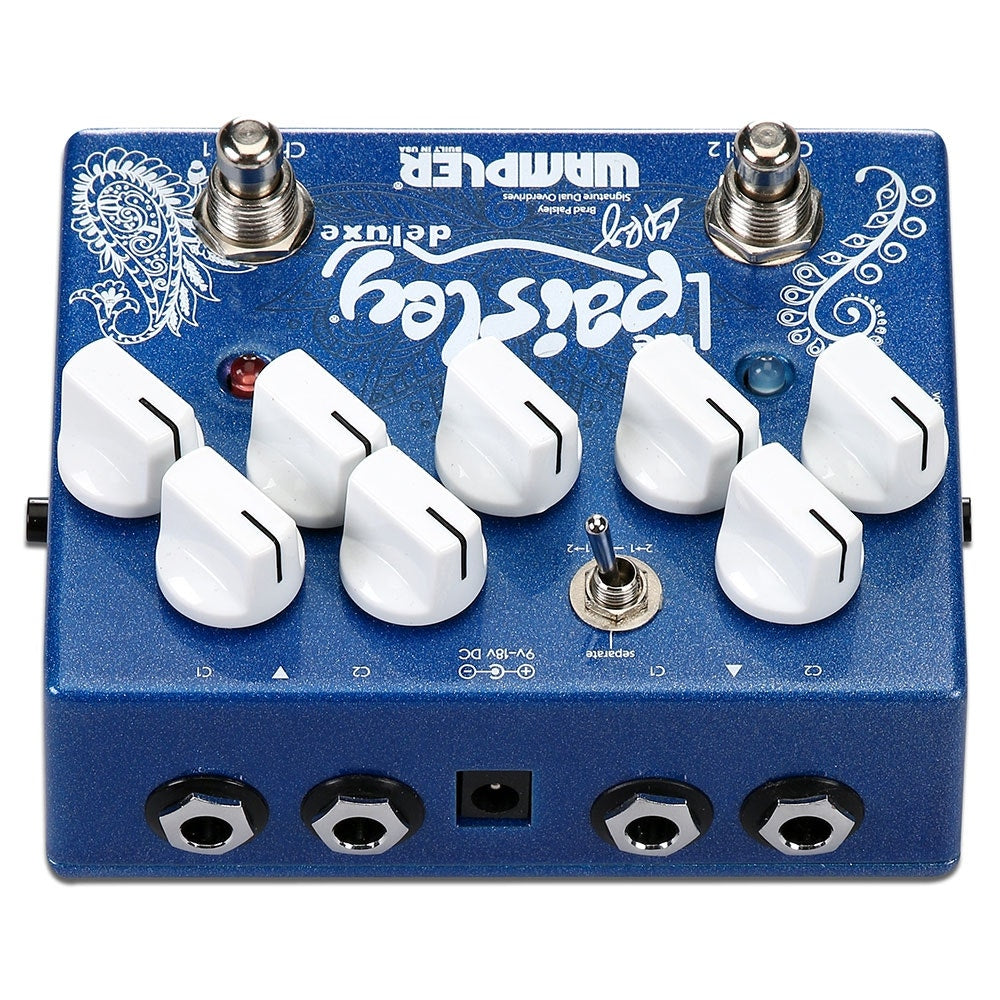 Wampler Brad Paisley - Paisley Drive Deluxe Dual Overdrive Guitar Effects Pedal
