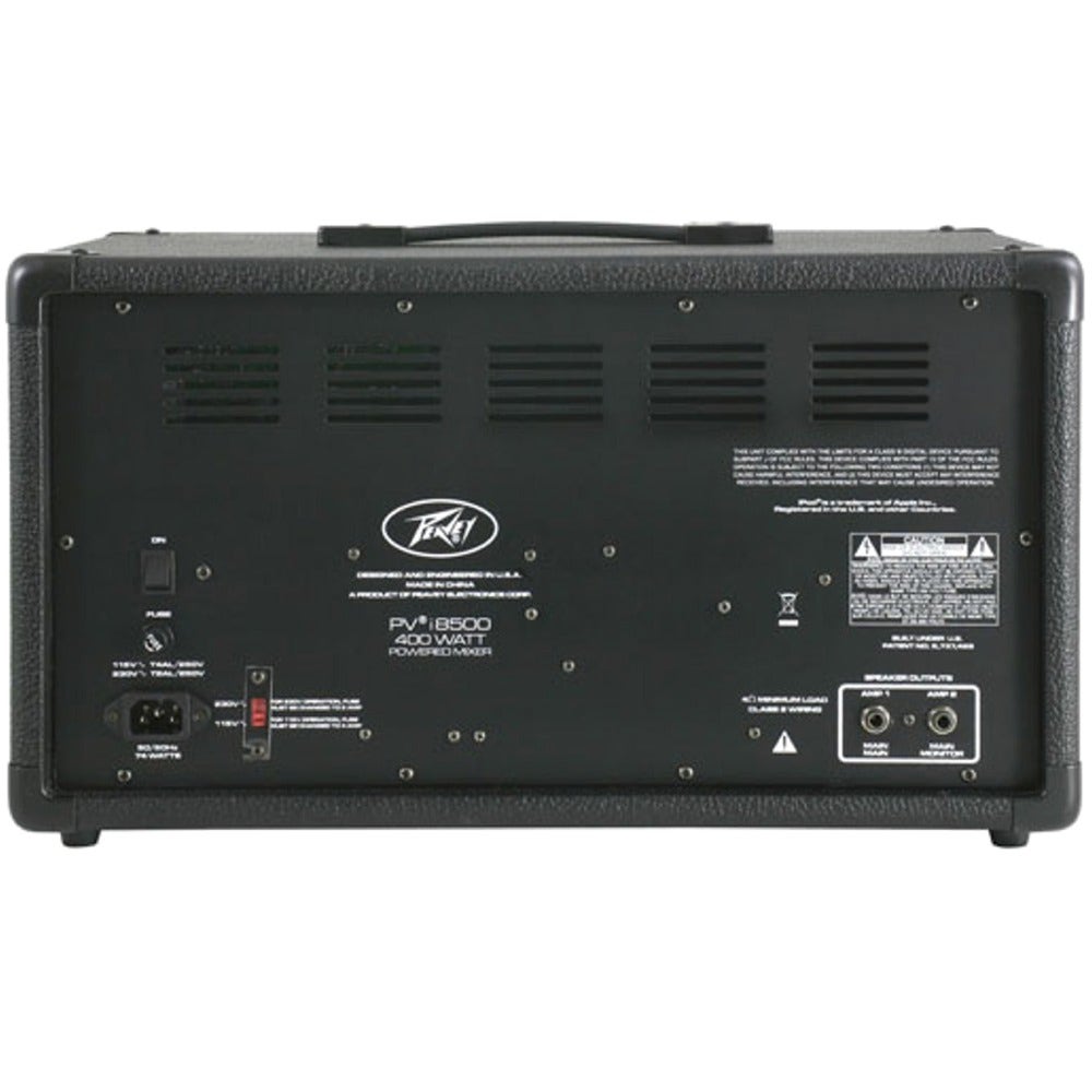 Peavey Pvi 8500 400 Watt 8-Channel Powered Live Sound Mixer w/ Effects +Bluetooth