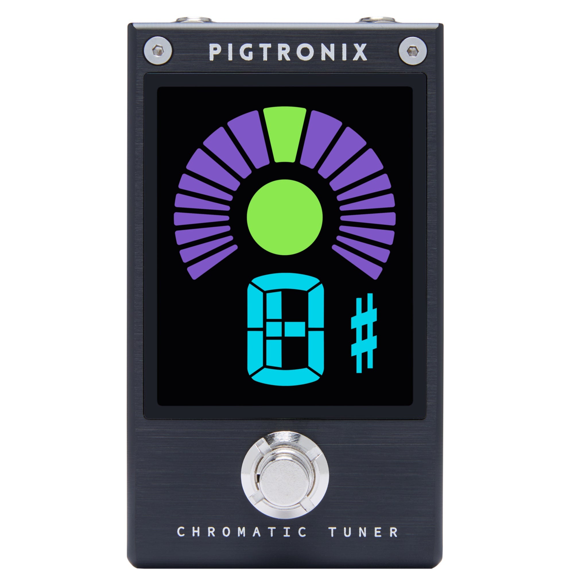 Pigtronix 2NR Chromatic Guitar / Bass Tuner Pedal with High-Contrast LED Screen