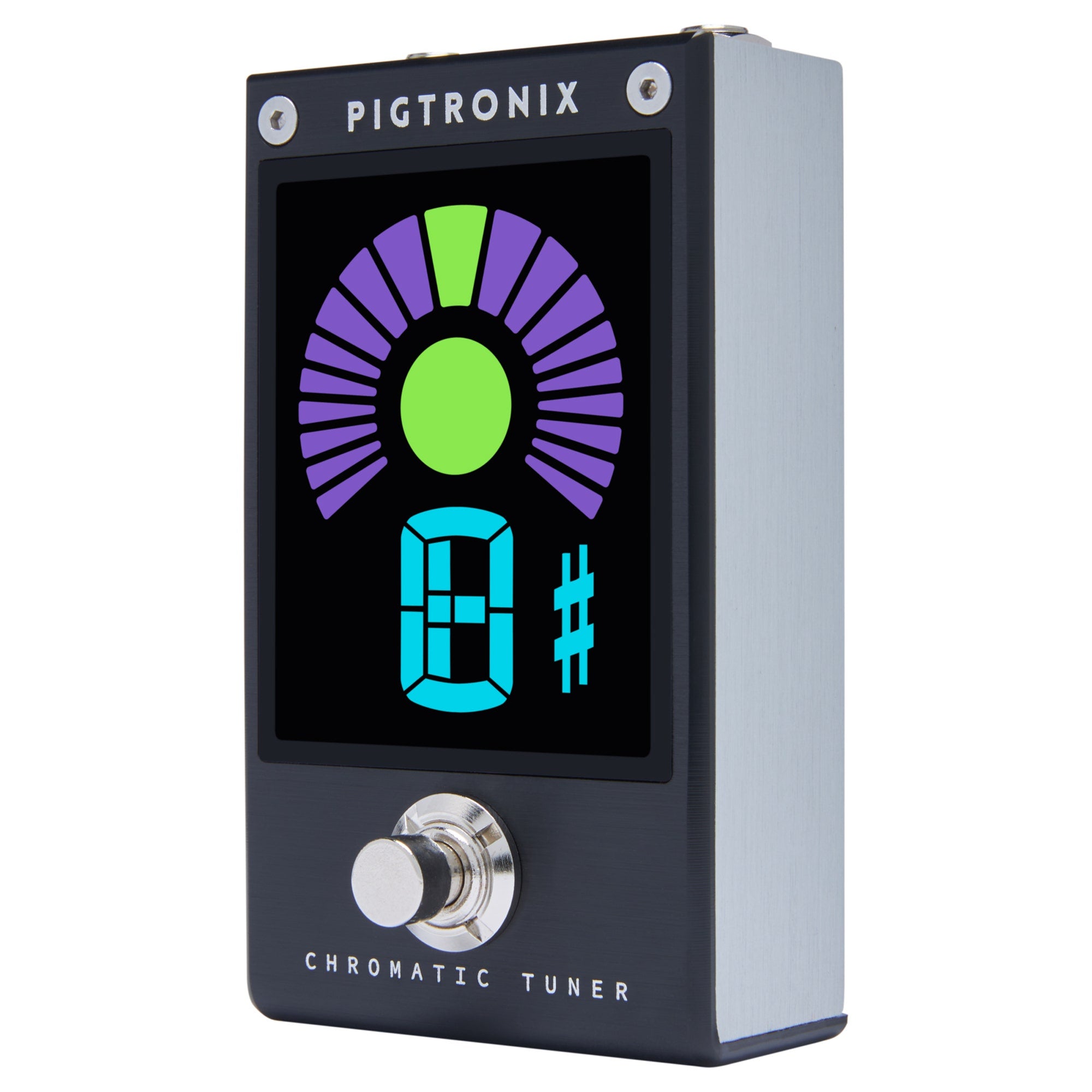 Pigtronix 2NR Chromatic Guitar / Bass Tuner Pedal with High-Contrast LED Screen