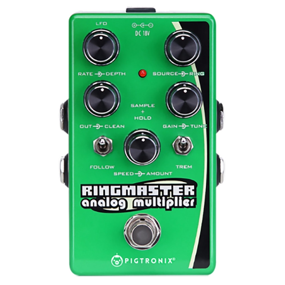 Pigtronix Ringmaster Analog Multiplier Ring Modulator Guitar Effects Pedal(Open Box)