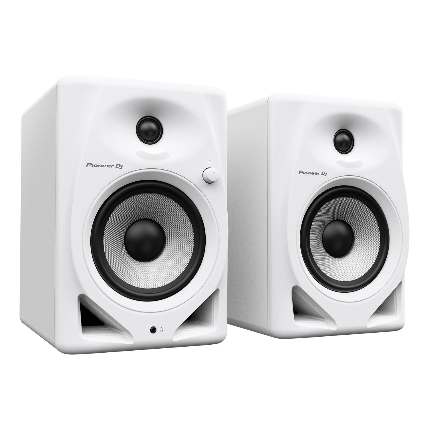 Pioneer DJ DM-50D 5-Inch Active Powered Studio Monitor Speaker (Pair), White