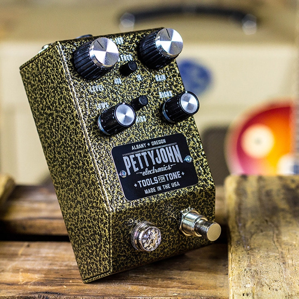 PettyJohn Electronics GOLD Foundry Series Overdrive Guitar Effects Pedal