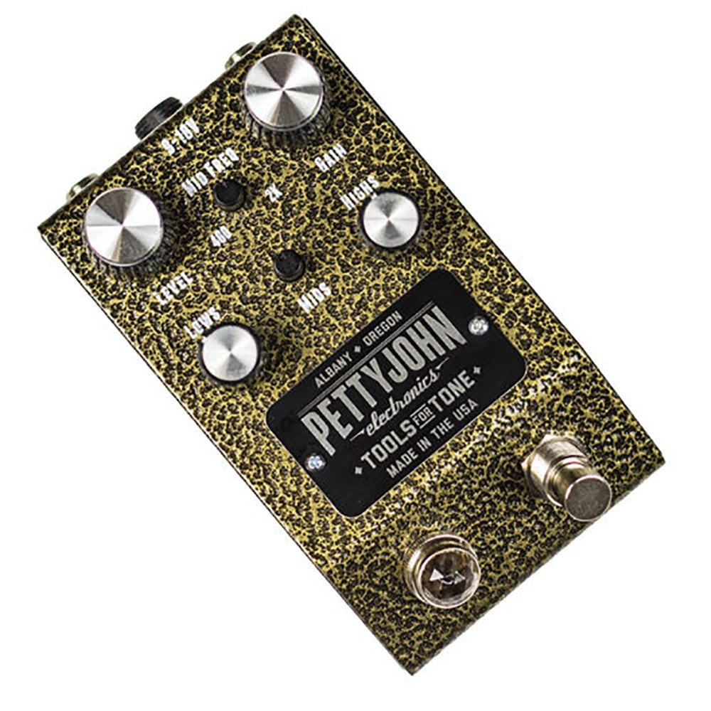 PettyJohn Electronics GOLD Foundry Series Overdrive Guitar Effects Pedal