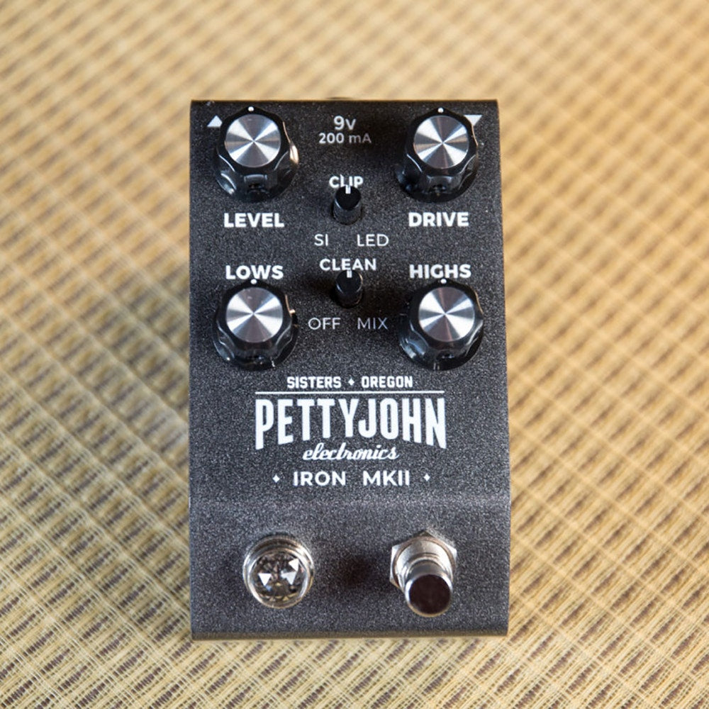 Pettyjohn Electronics Iron MKII Overdrive Guitar Effects Pedal