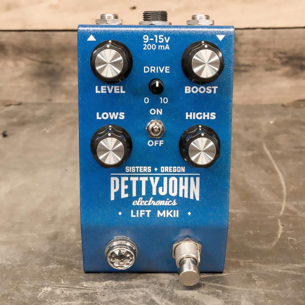 Pettyjohn Electronics Lift MKII (V2) Buffer Boost Preamp Guitar Effects Pedal