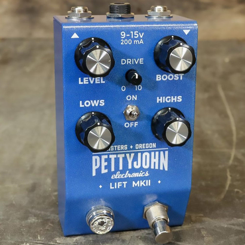 Pettyjohn Electronics Lift MKII (V2) Buffer Boost Preamp Guitar Effects Pedal