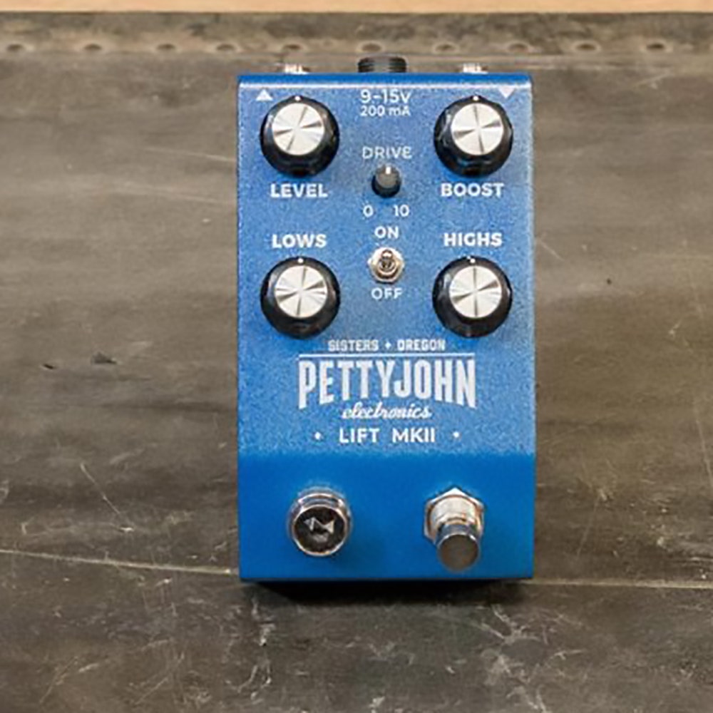 Pettyjohn Electronics Lift MKII (V2) Buffer Boost Preamp Guitar Effects Pedal