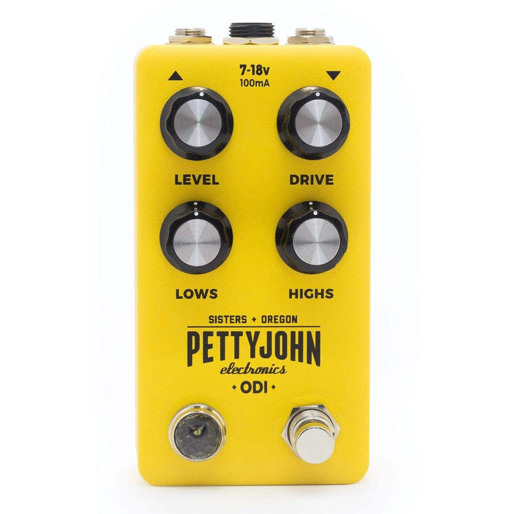 Pettyjohn Electronics ODI Classic Overdrive Pedal, Standard Tone and Cliipping