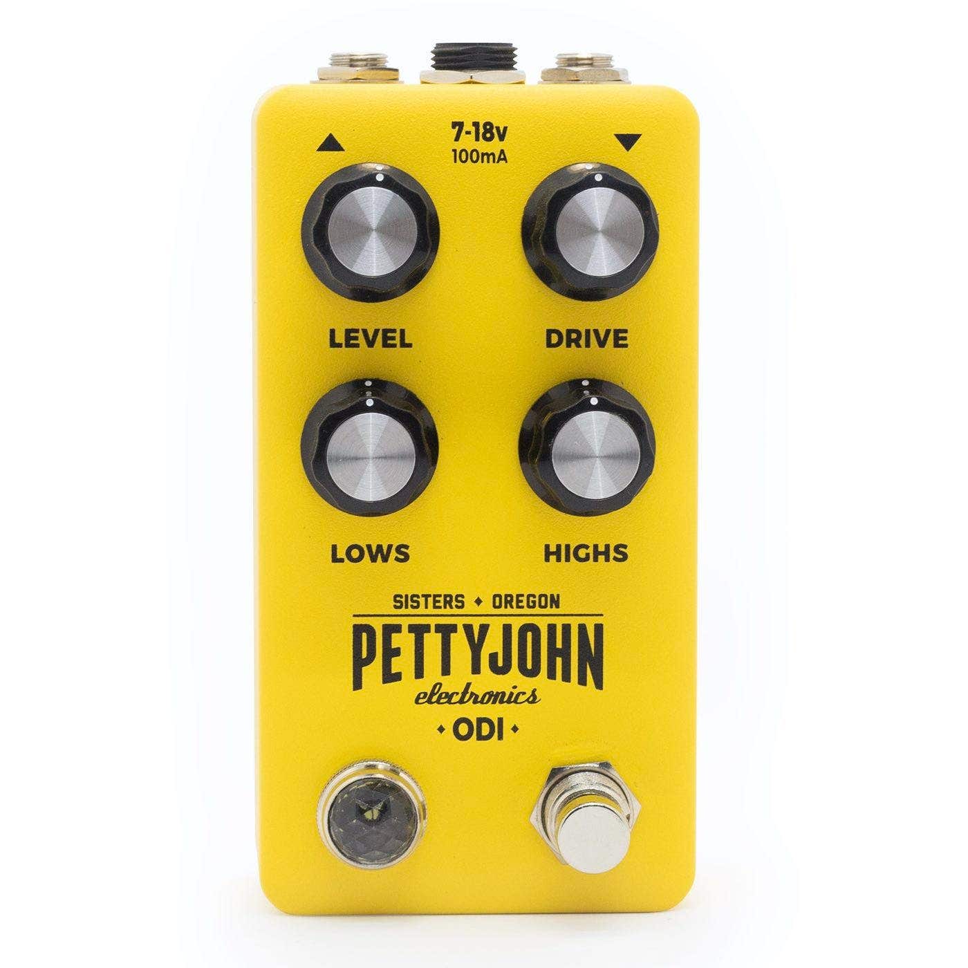 Pettyjohn Electronics ODI Classic Overdrive Pedal, Standard Tone and Cliipping