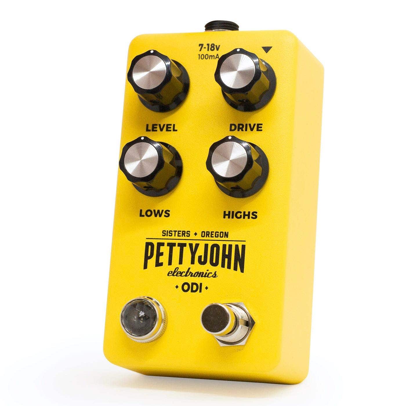 Pettyjohn Electronics ODI Classic Overdrive Pedal, Standard Tone and Cliipping