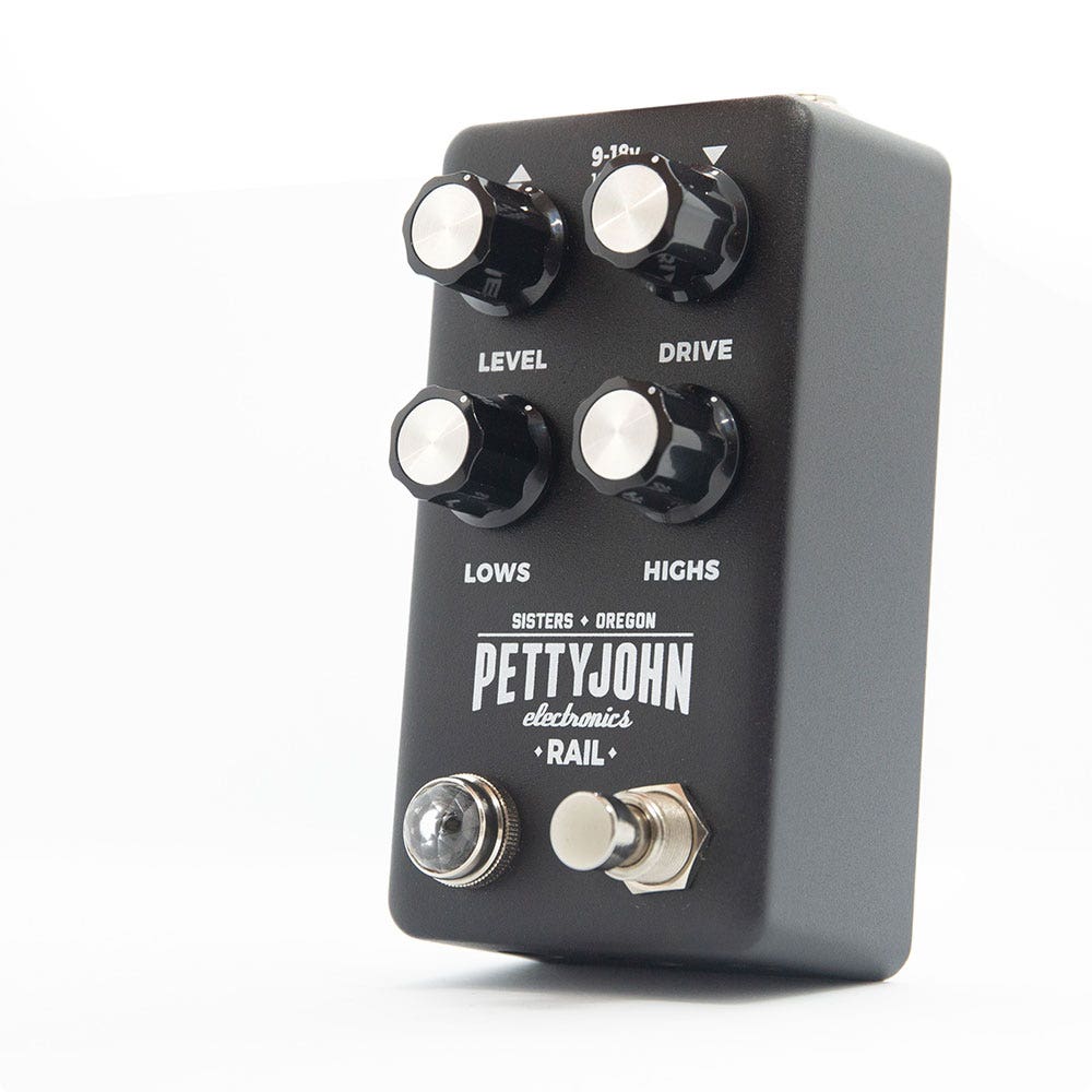 Pettyjohn Electronics RAIL Super Fuzz and Distortion Guitar Effects Pedal