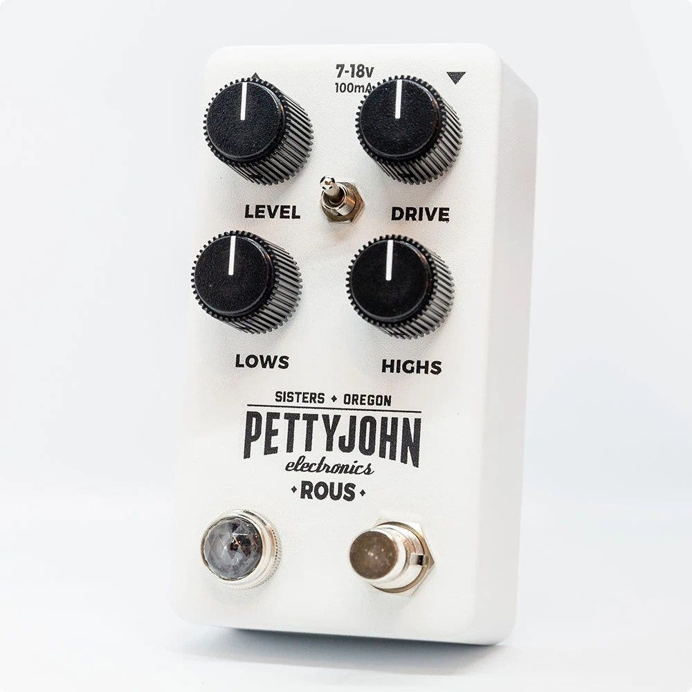 Pettyjohn Rous Distortion True Bypass Guitar Effects Pedal