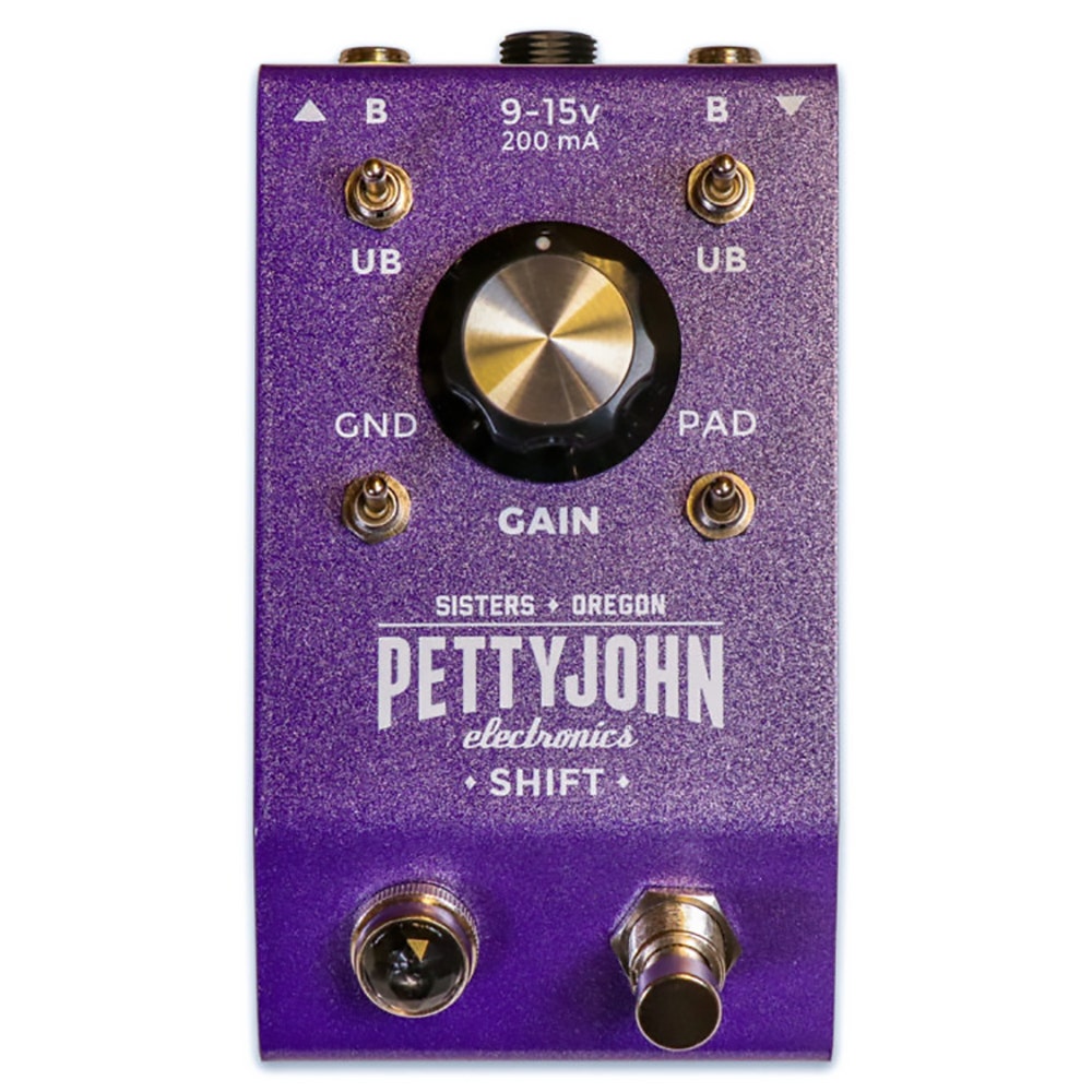 Pettyjohn Electronics Shift Pedal DI Buffer Color Box Guitar Effects Pedal