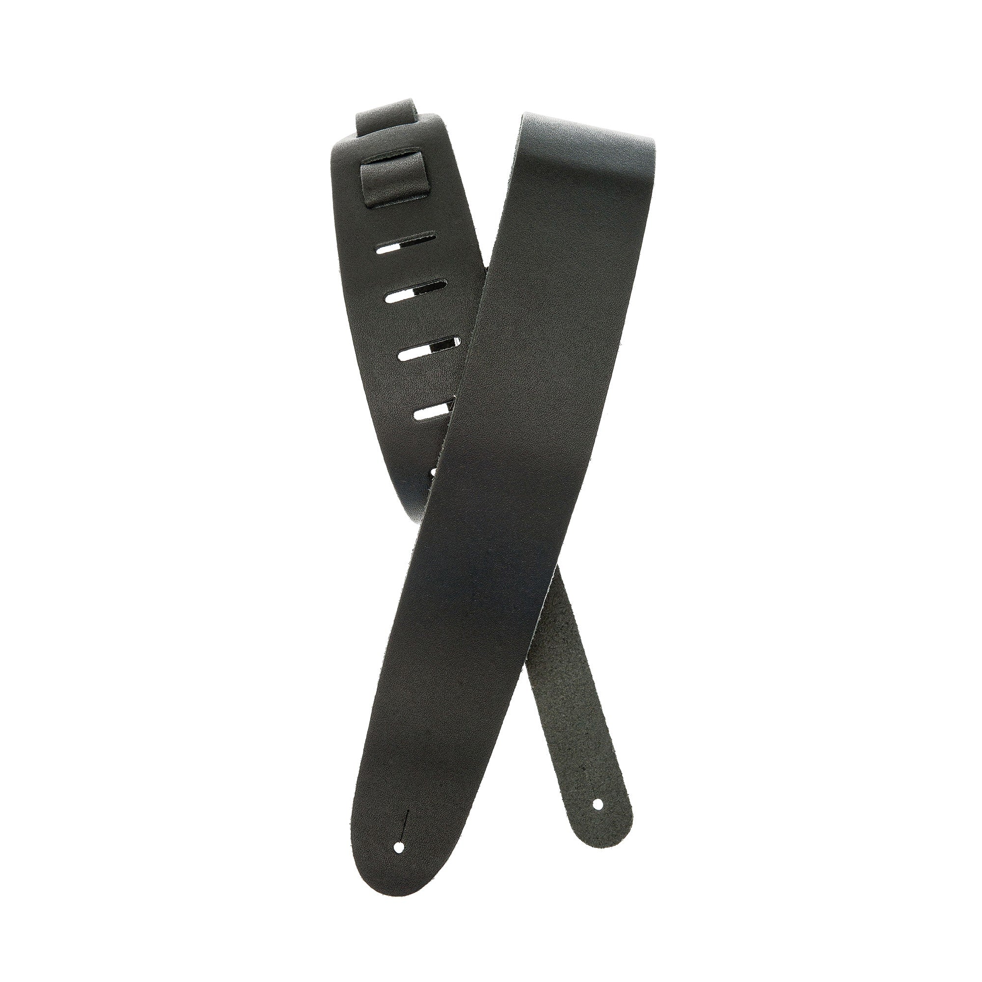 Planet Waves PLW-25BL00 2.5" Basic Leather Guitar Strap - Black