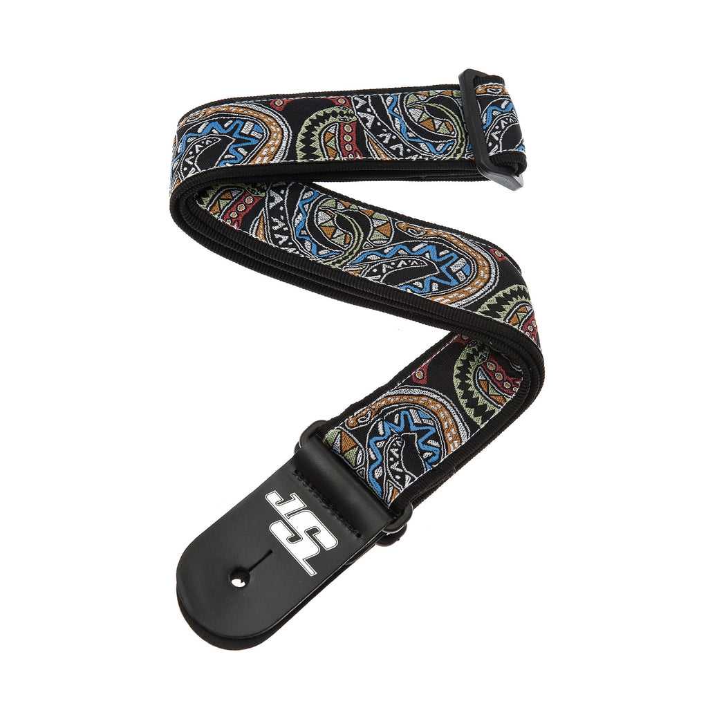 Planet Waves 50mm Joe Satriani Woven Guitar Strap - Snakes Mosaic
