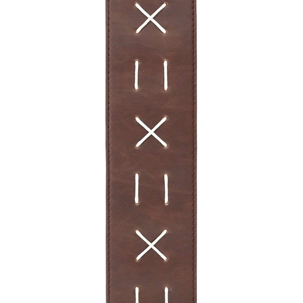 D'Addario Planet Waves L25W1501 2.5" Guitar Strap - Decorative Stitching