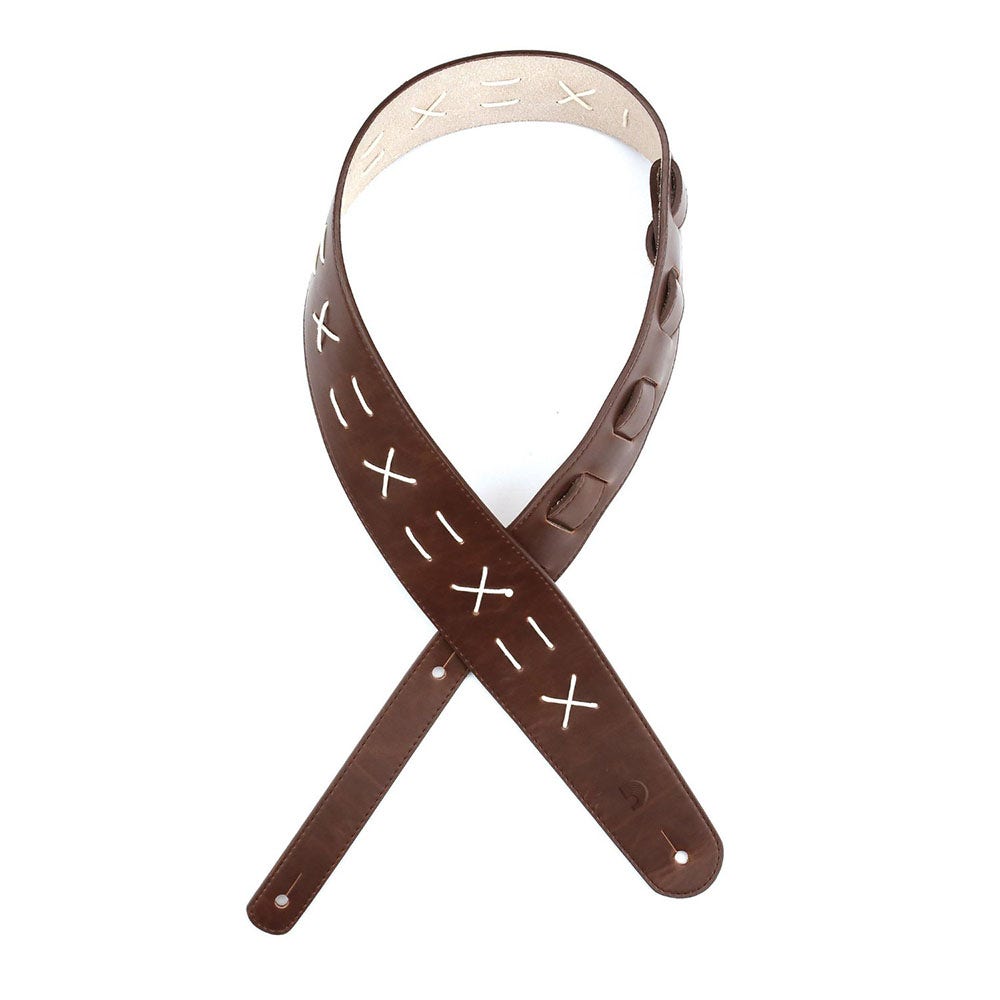 D'Addario Planet Waves L25W1501 2.5" Guitar Strap - Decorative Stitching