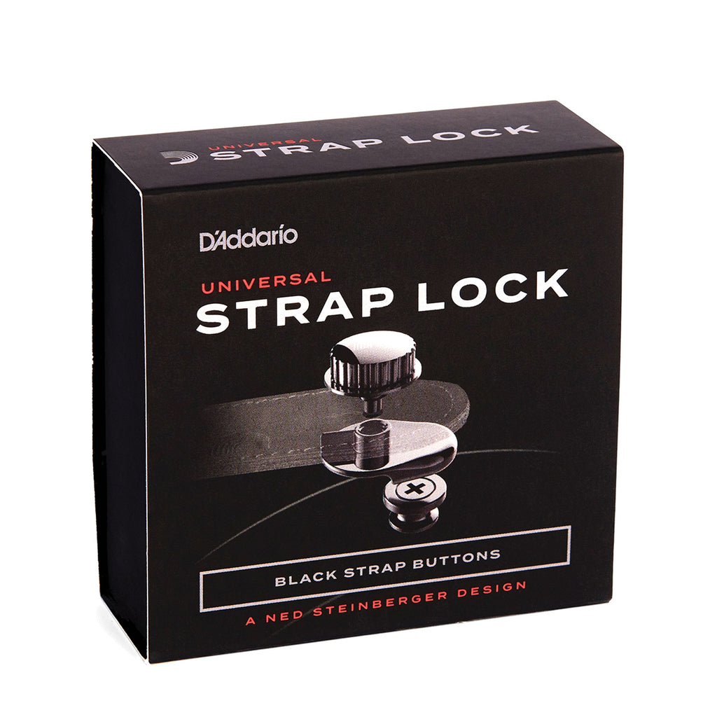 D'Addario PW-SLS-01 Universal Strap Lock System - Black