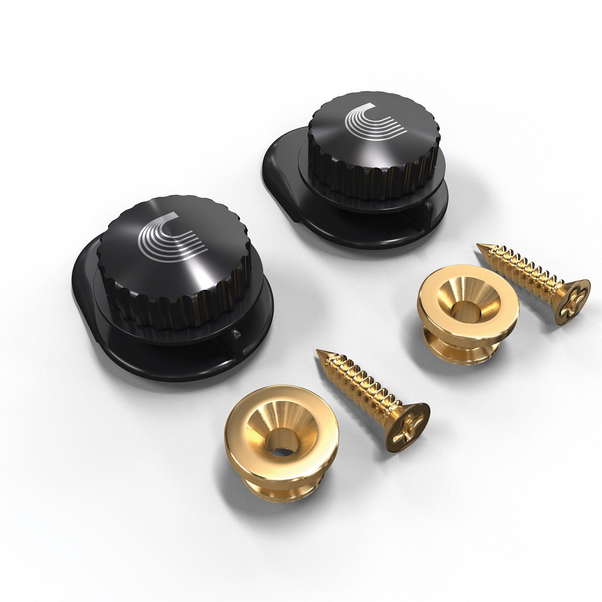 D'Addario PW-SLS-03 Universal Strap Lock System - Gold