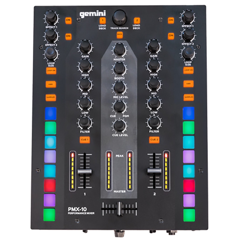 Gemini Sound PMX-10 Digital DJ Performance Mixer, 2 Channels