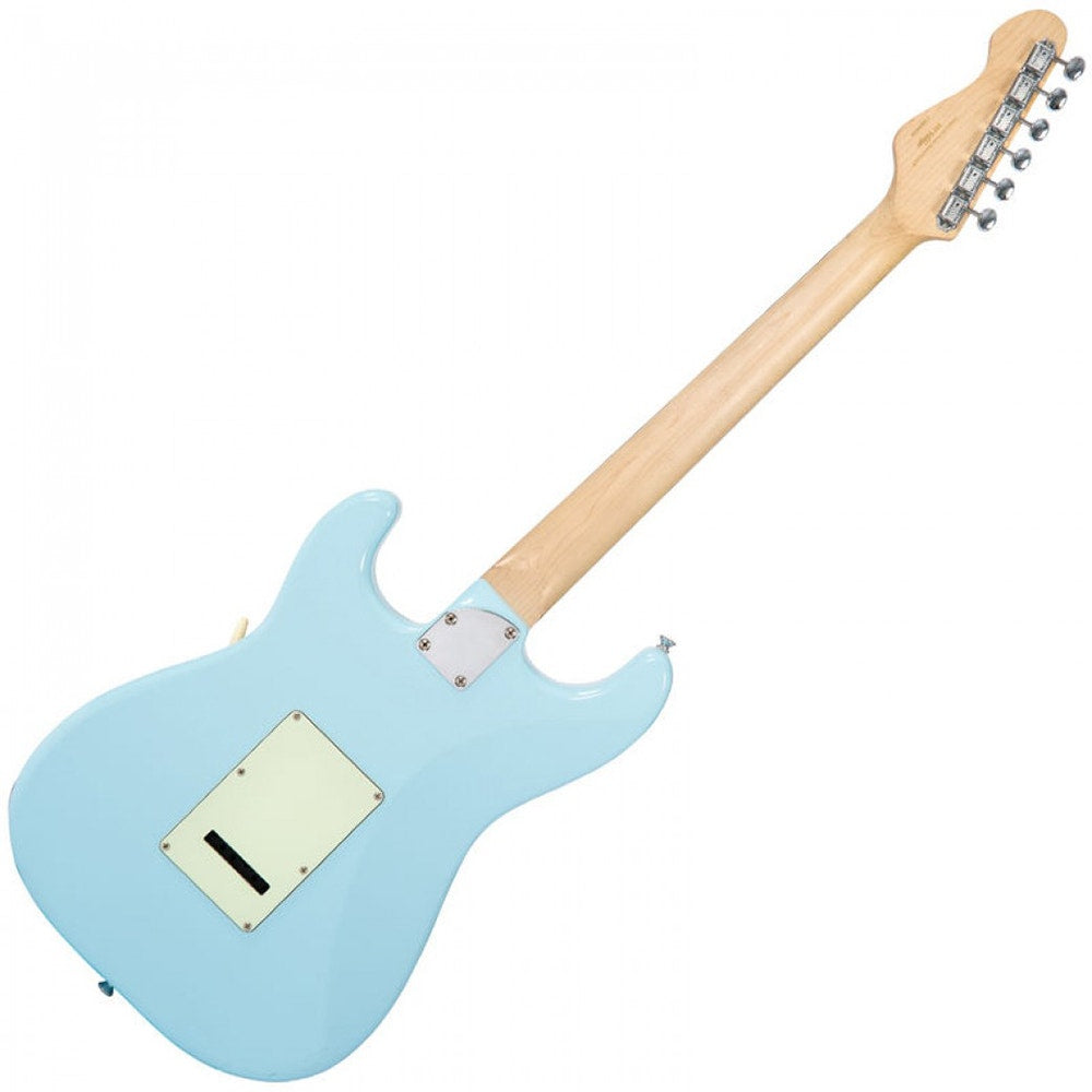 Vintage Guitars V6P Reissued Series Electric Guitar, Laguna Blue (E-STOCK)