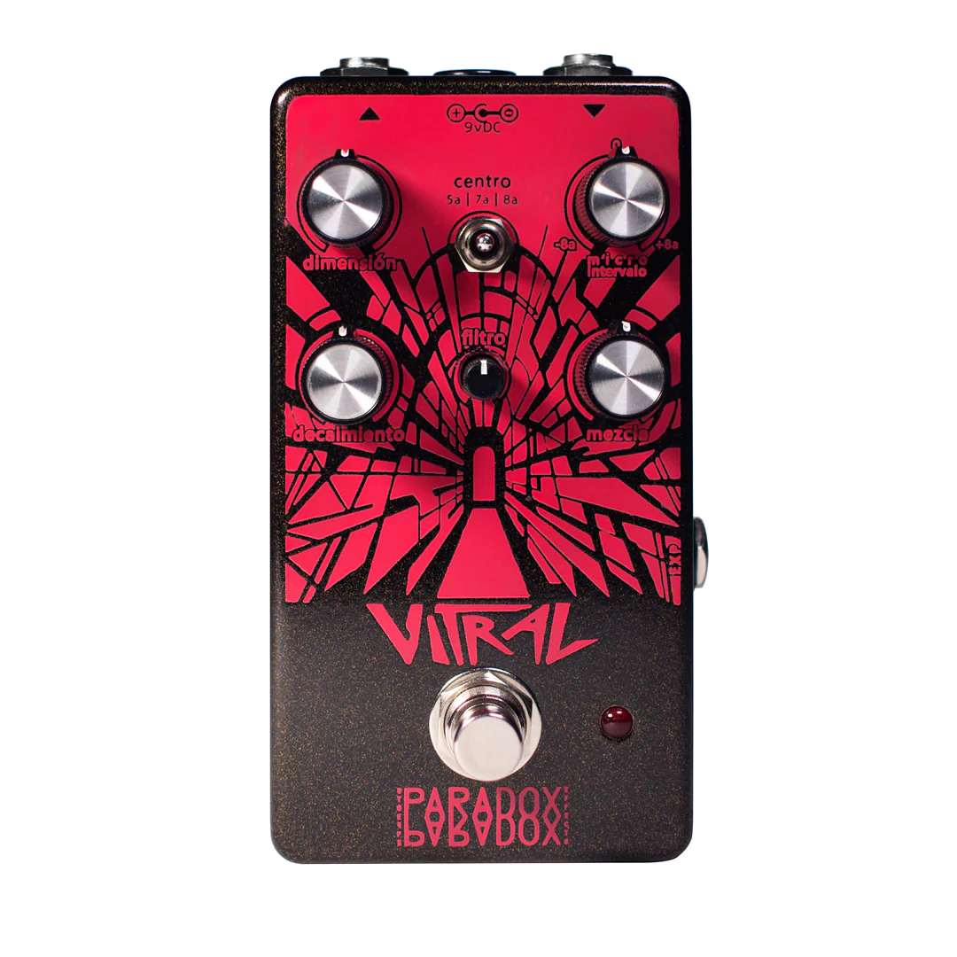 Paradox Effects VITRAL Microtonal Shimmer Reverb Guitar Effects Pedal