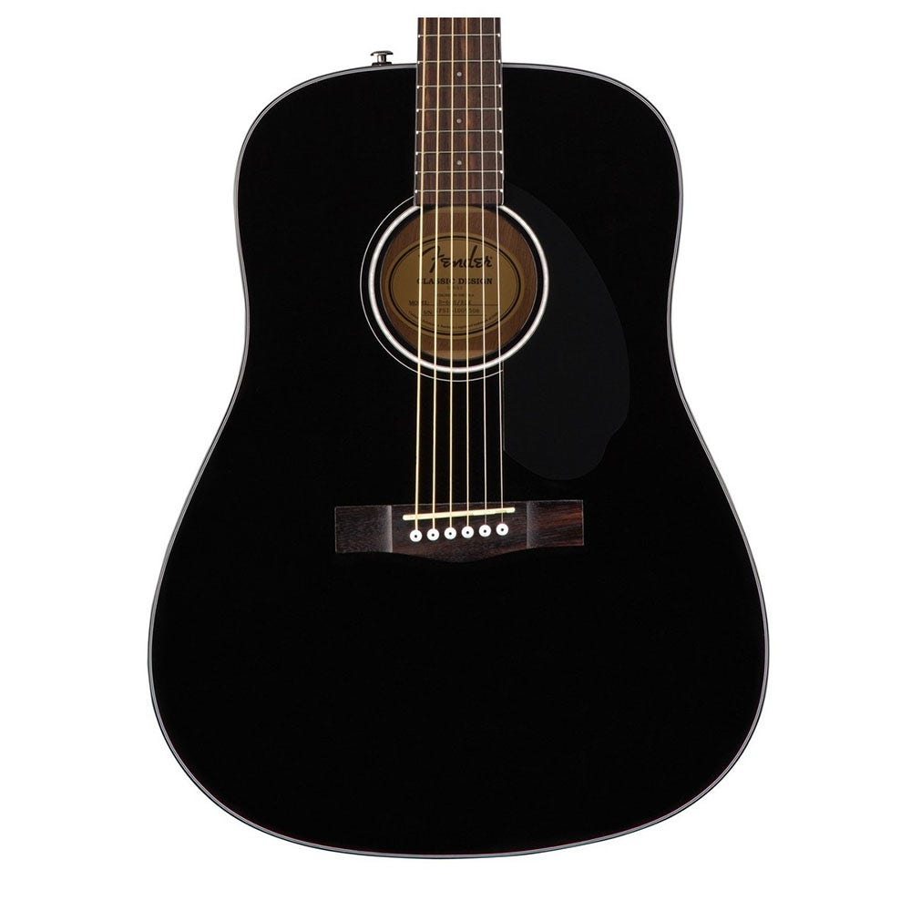 Fender CC-60S Acoustic Guitar - Black