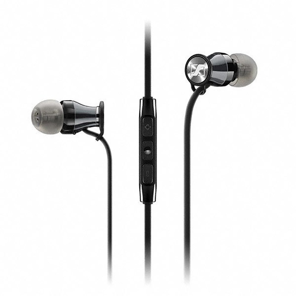 Sennheiser HD 1 Momentum In-Ear Headphones for iOS Devices (Black/Chrome)