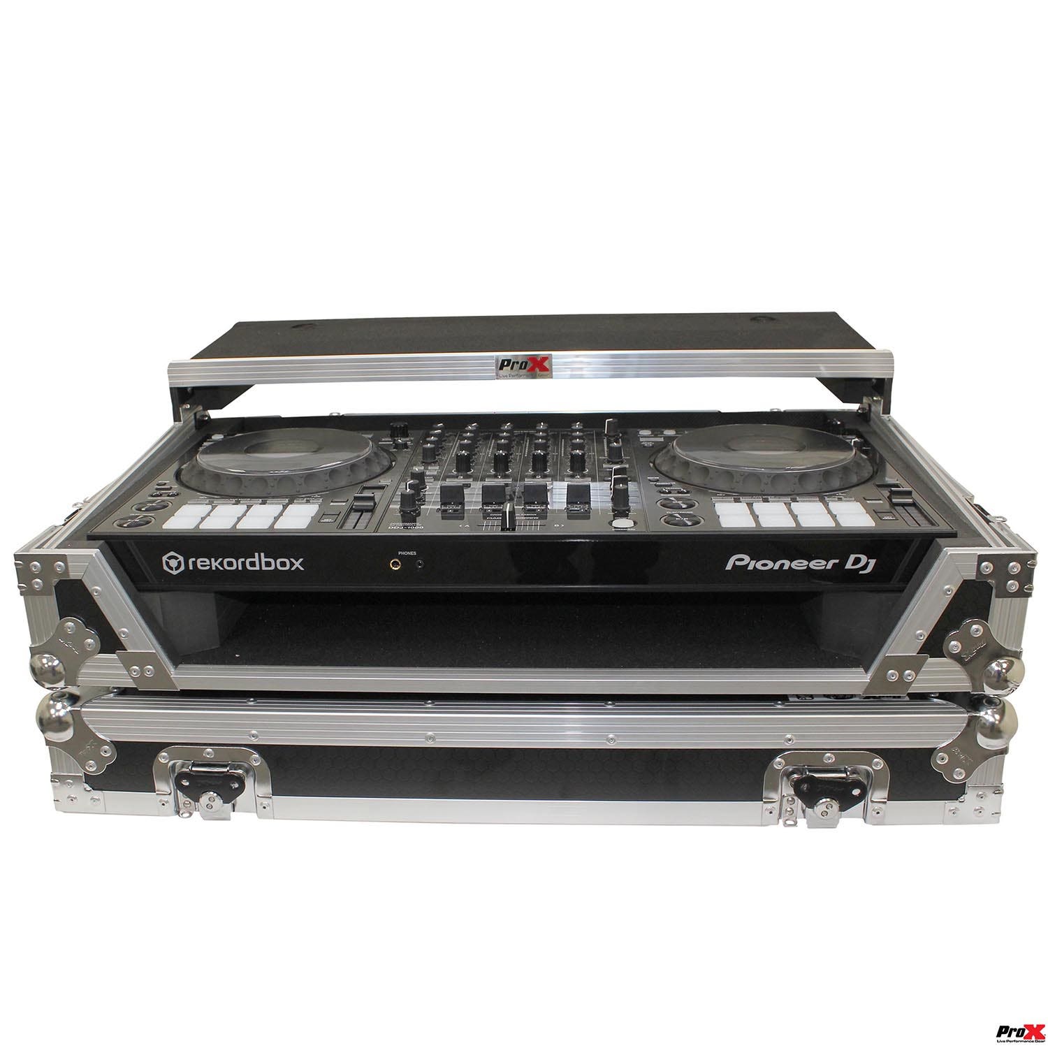 ProX XS-DDJ1000 WLT LED Flight Case For Pioneer DDJ-1000 and SRT Series