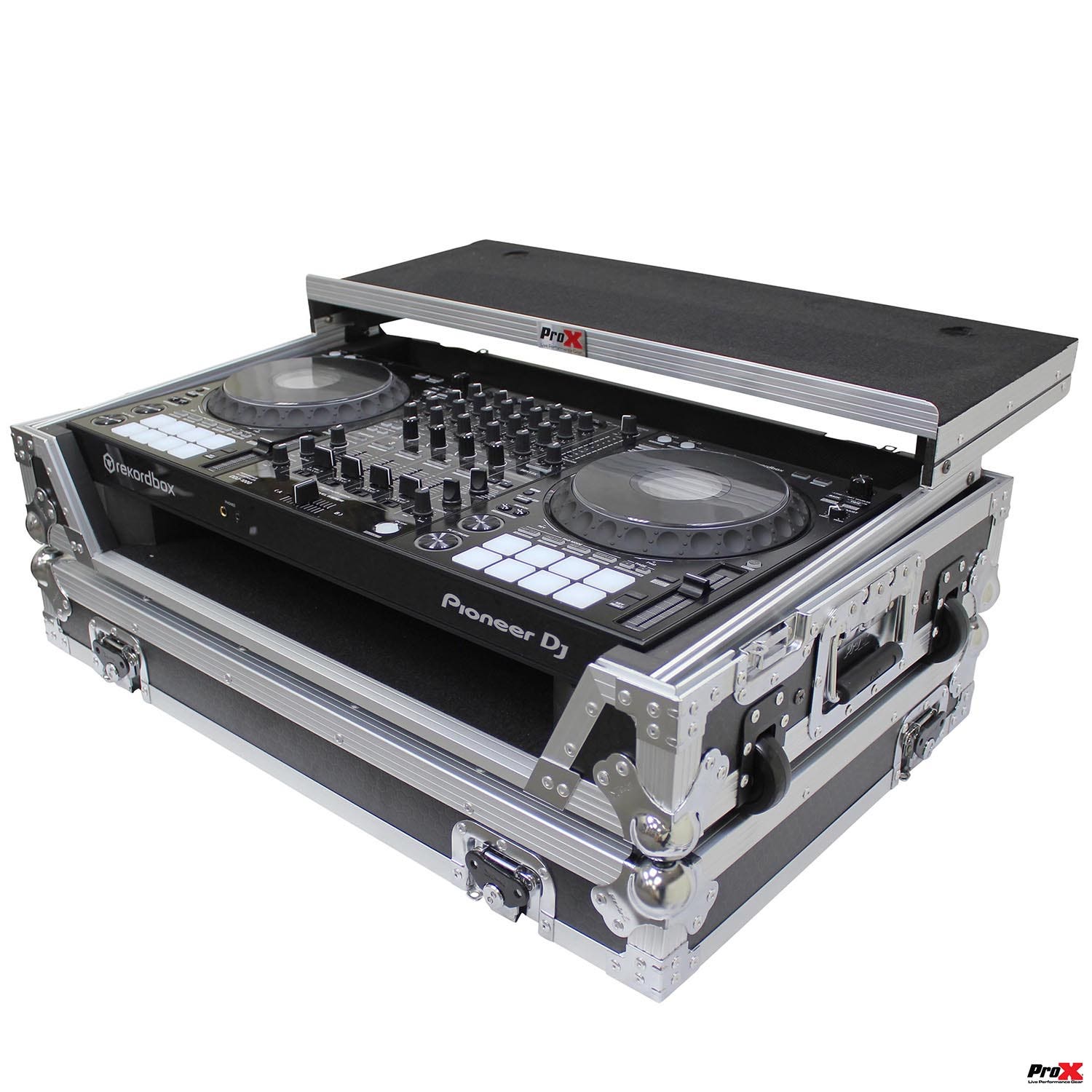 ProX XS-DDJ1000 WLT LED Flight Case For Pioneer DDJ-1000 and SRT Series