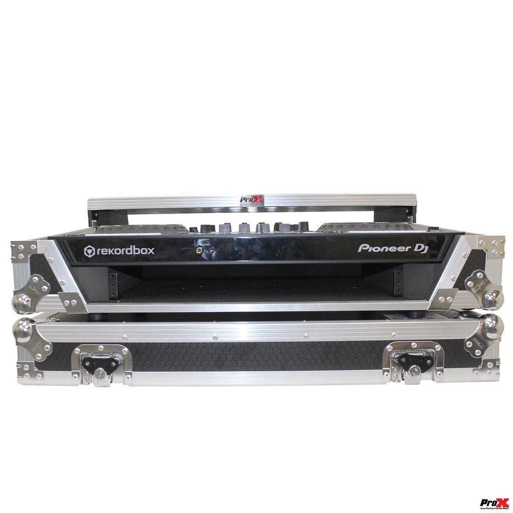 ProX XS-DDJ1000 WLT LED Flight Case For Pioneer DDJ-1000 and SRT Series