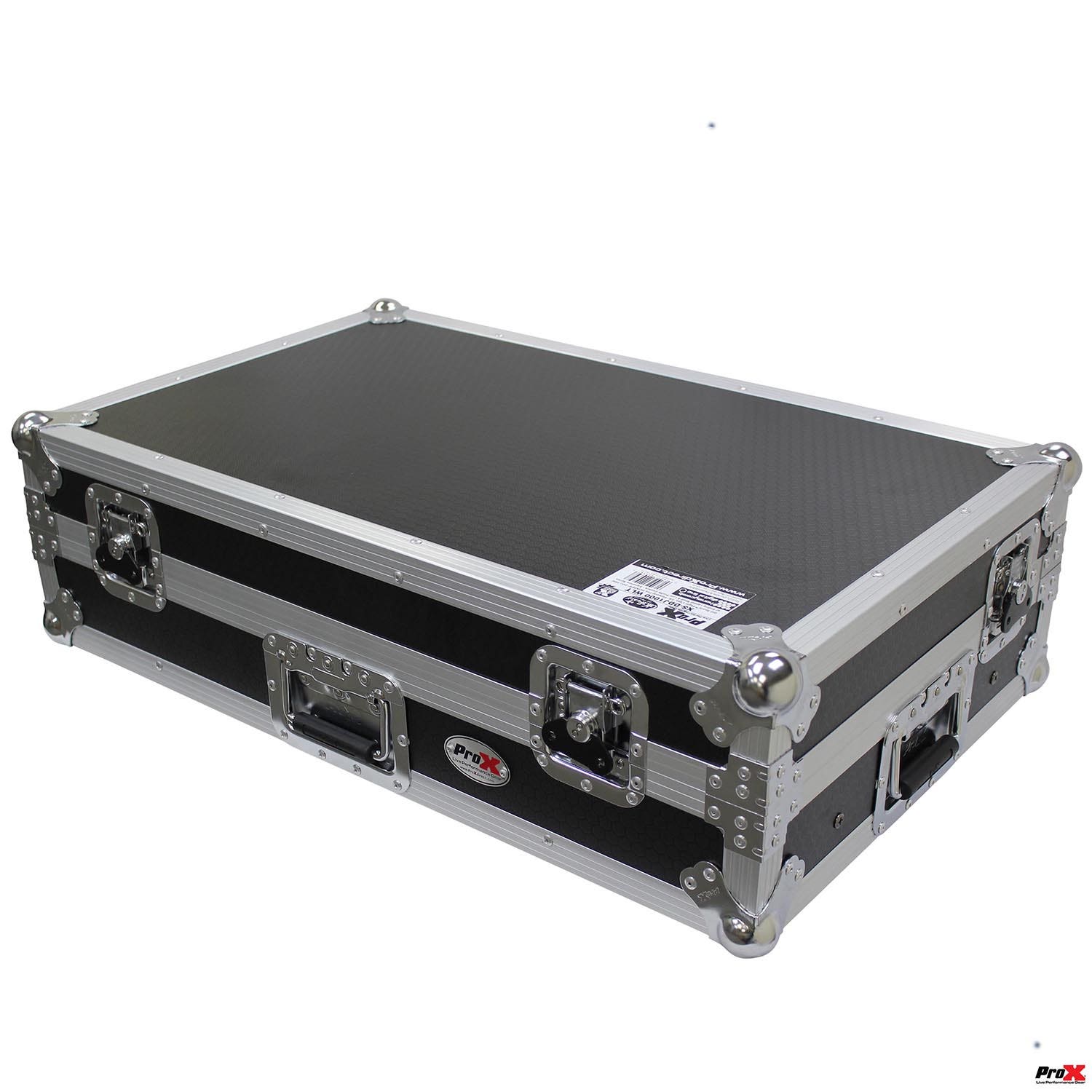 ProX XS-DDJ1000 WLT LED Flight Case For Pioneer DDJ-1000 and SRT Series