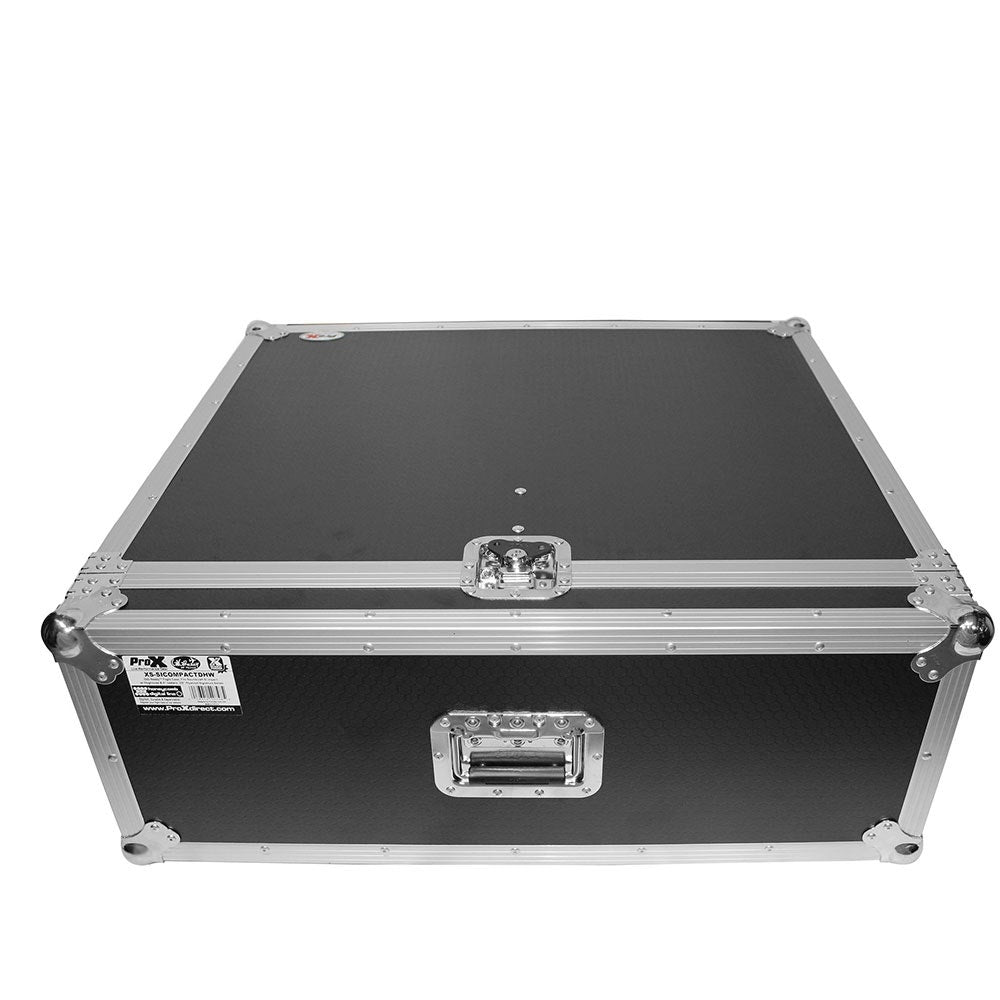 ProX XS-SI-IMPACTDHW ATA Case for Si Impact Digital Mixer with Doghouse and 4" Wheels