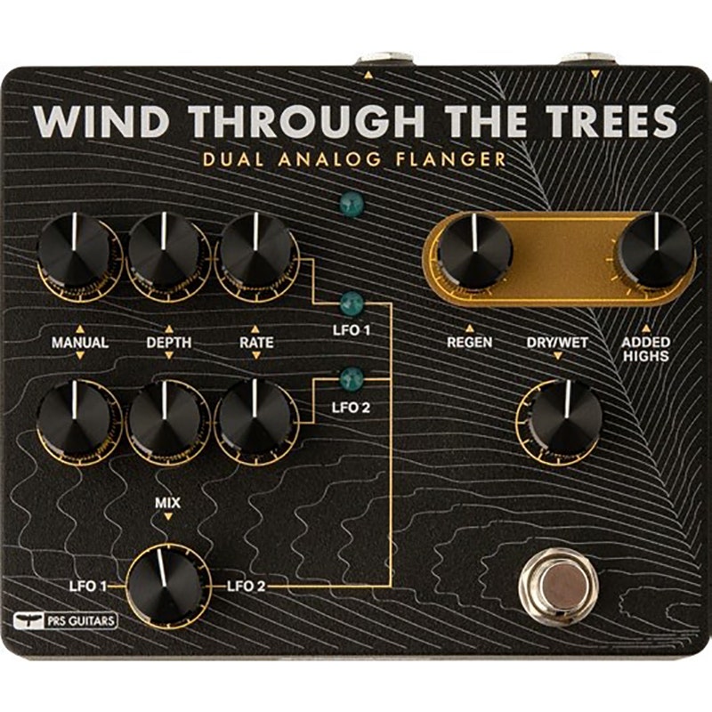 PRS Paul Reed Smith Wind Through The Trees Dual Analog Flanger Guitar Effects Pedal