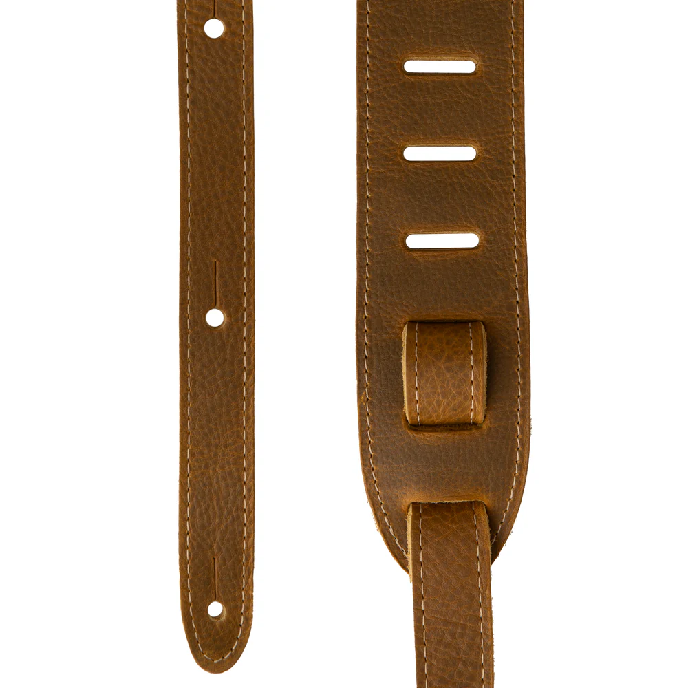 PRS Paul Reed Smith 2" Reversible Garment Leather & Suede Guitar Strap, Birds, Tan