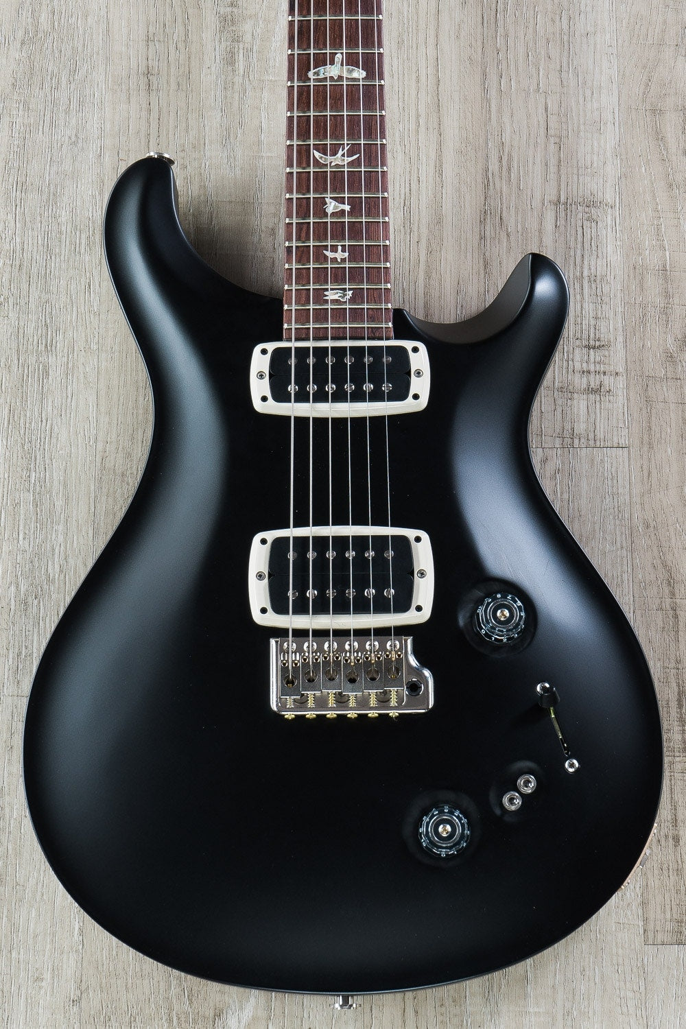 PRS Paul Reed Smith 408 Electric Guitar, Pattern Neck, Hard Case - Flat Black (Open Box)