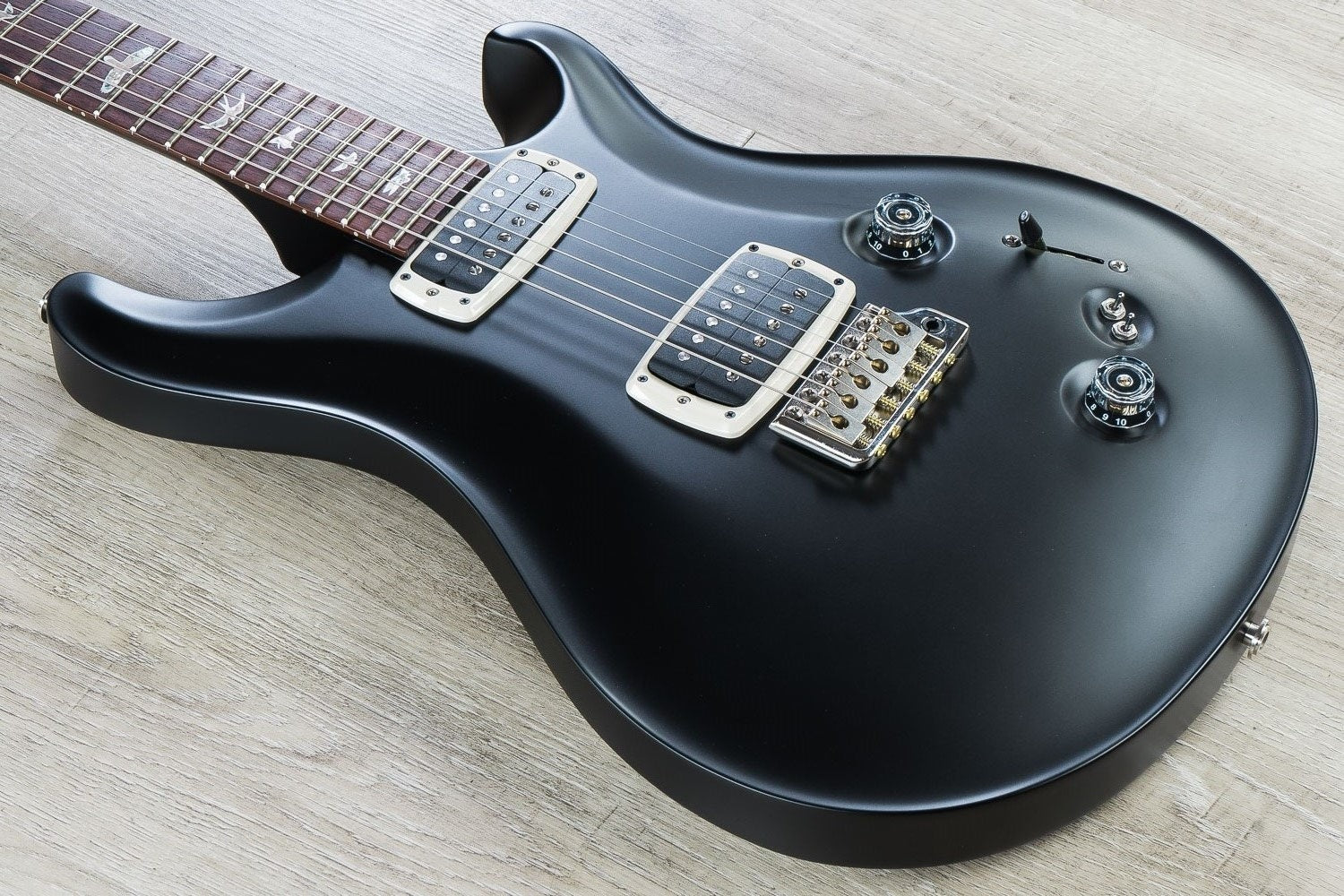 PRS Paul Reed Smith 408 Electric Guitar, Pattern Neck, Hard Case - Flat Black (Open Box)