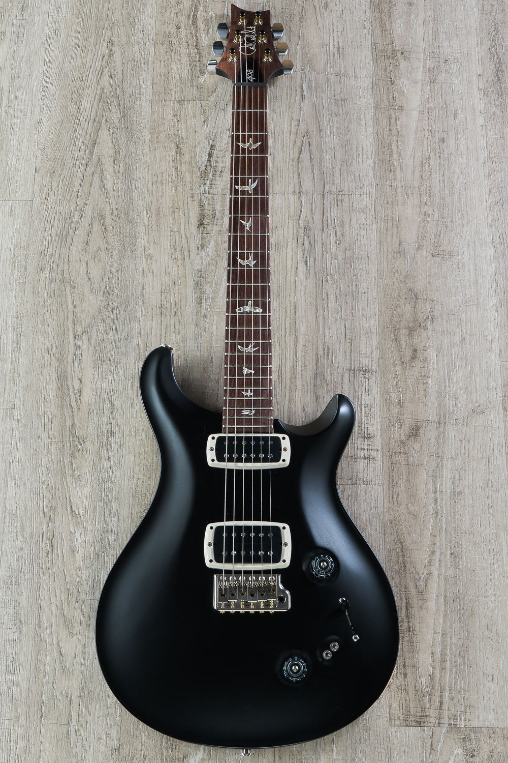 PRS Paul Reed Smith 408 Electric Guitar, Pattern Neck, Hard Case - Flat Black (Open Box)
