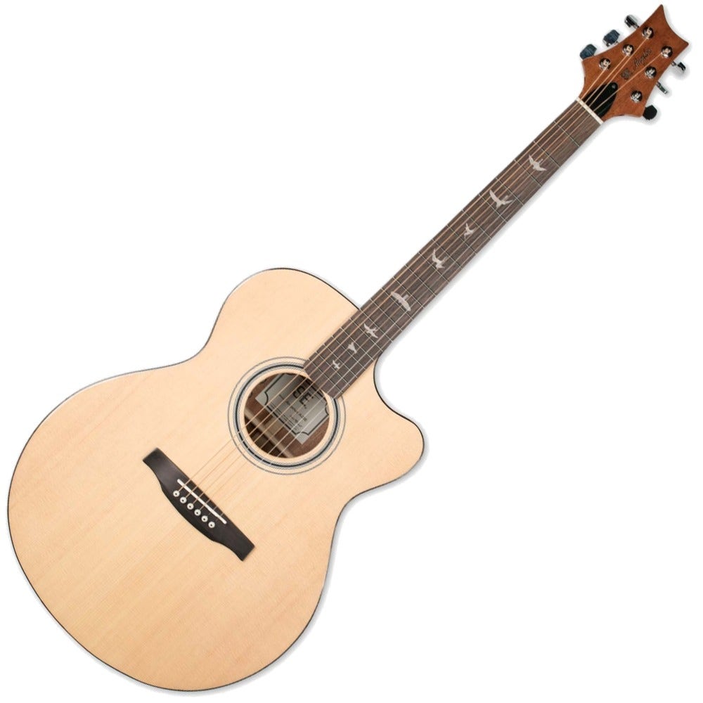 PRS Paul Reed Smith SE A20E Angelus Cutaway Acoustic/Electric Guitar with Hard Case - Natural