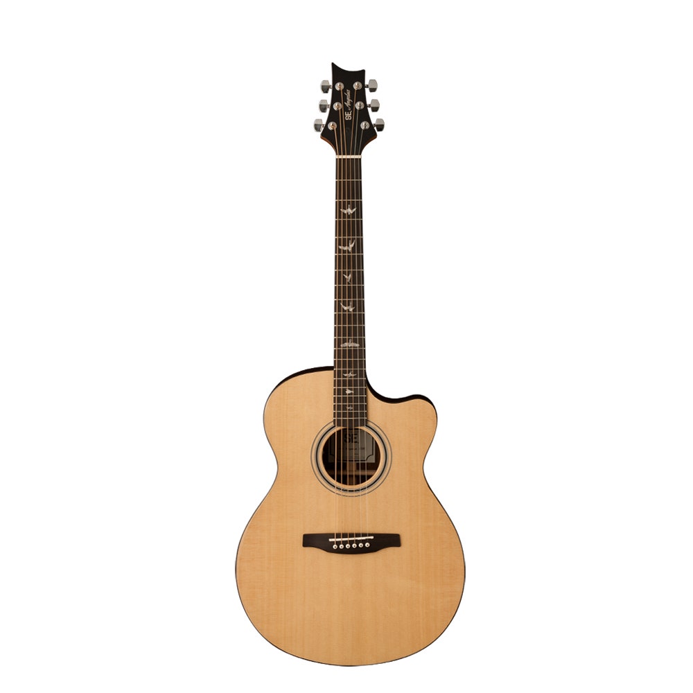 PRS Paul Reed Smith SE A30E Angelus Cutaway Acoustic/Electric Guitar with Hard Case - Natural