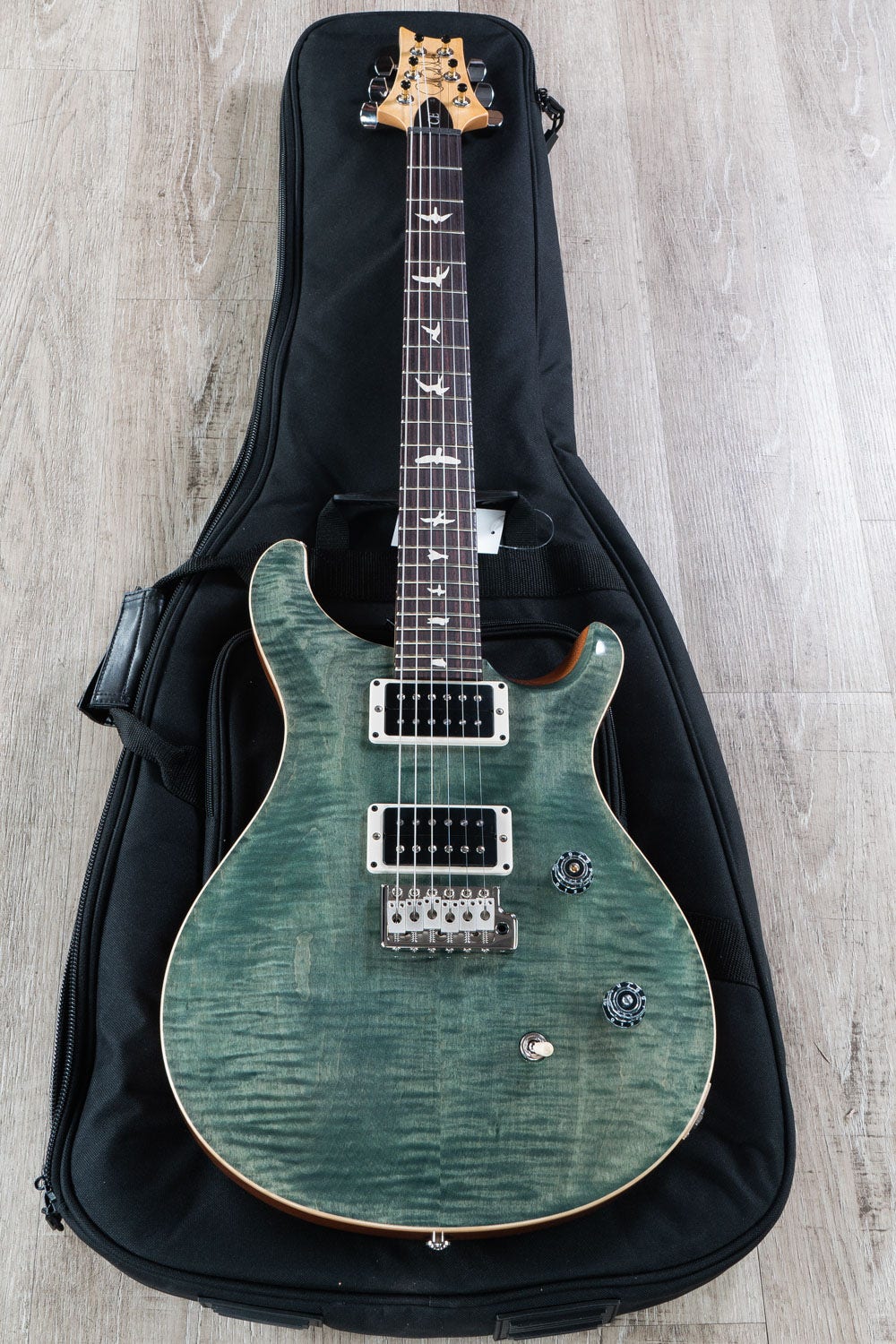 PRS Paul Reed Smith CE 24 Electric Guitar, Rosewood Fretboard, Trampas Green