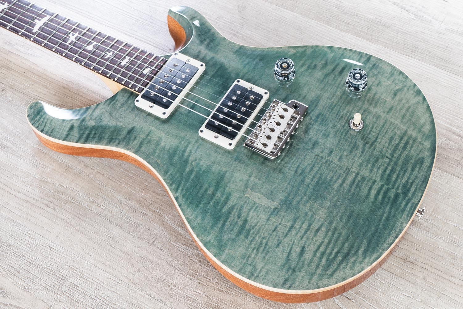PRS Paul Reed Smith CE 24 Electric Guitar, Rosewood Fretboard, Trampas Green