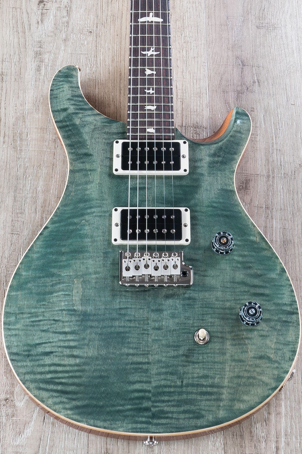 PRS Paul Reed Smith CE 24 Electric Guitar, Rosewood Fretboard, Trampas Green