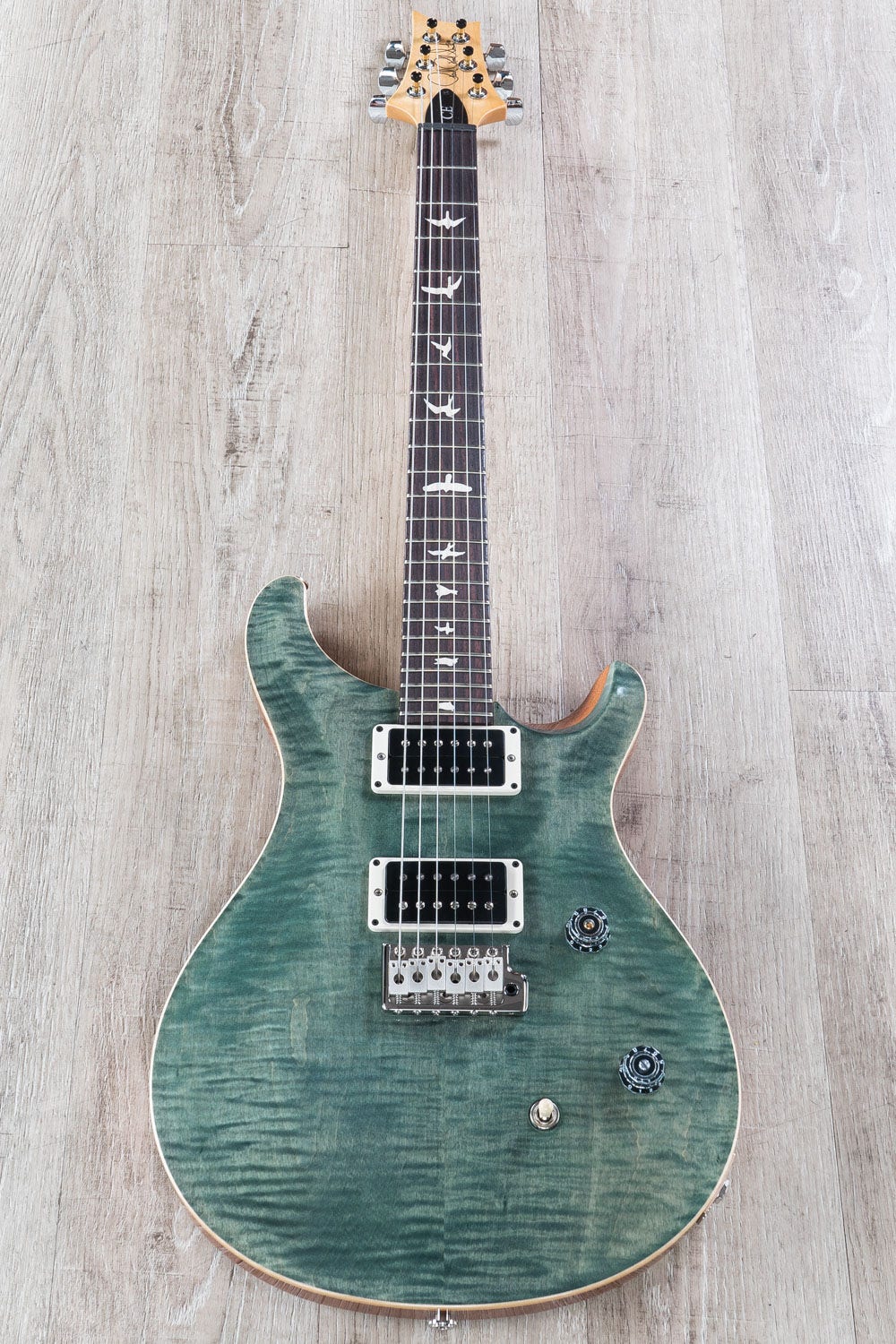 PRS Paul Reed Smith CE 24 Electric Guitar, Rosewood Fretboard, Trampas Green