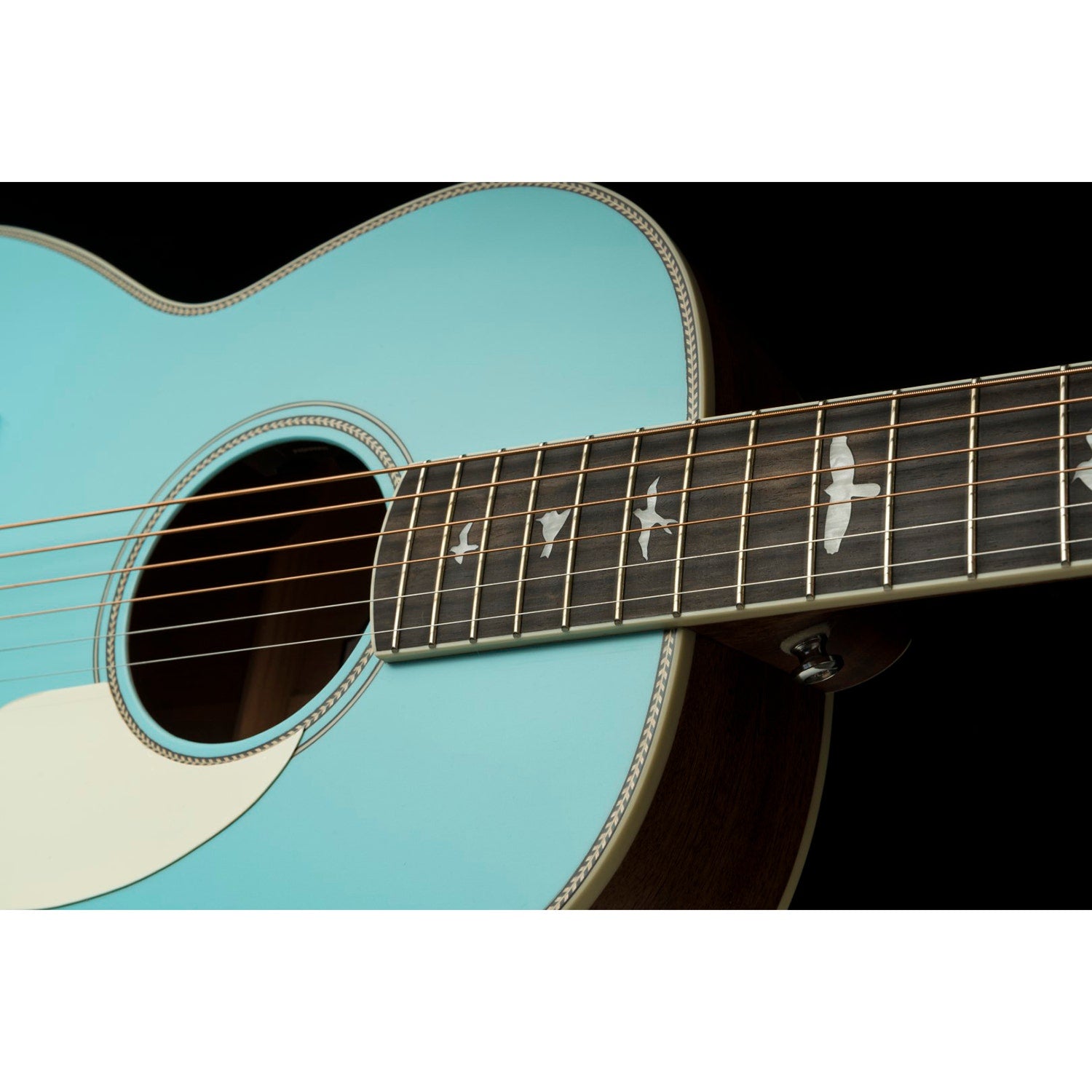 PRS Paul Reed Smith SE P20E Acoustic Electric Parlor Guitar, Limited Edition Powder Blue