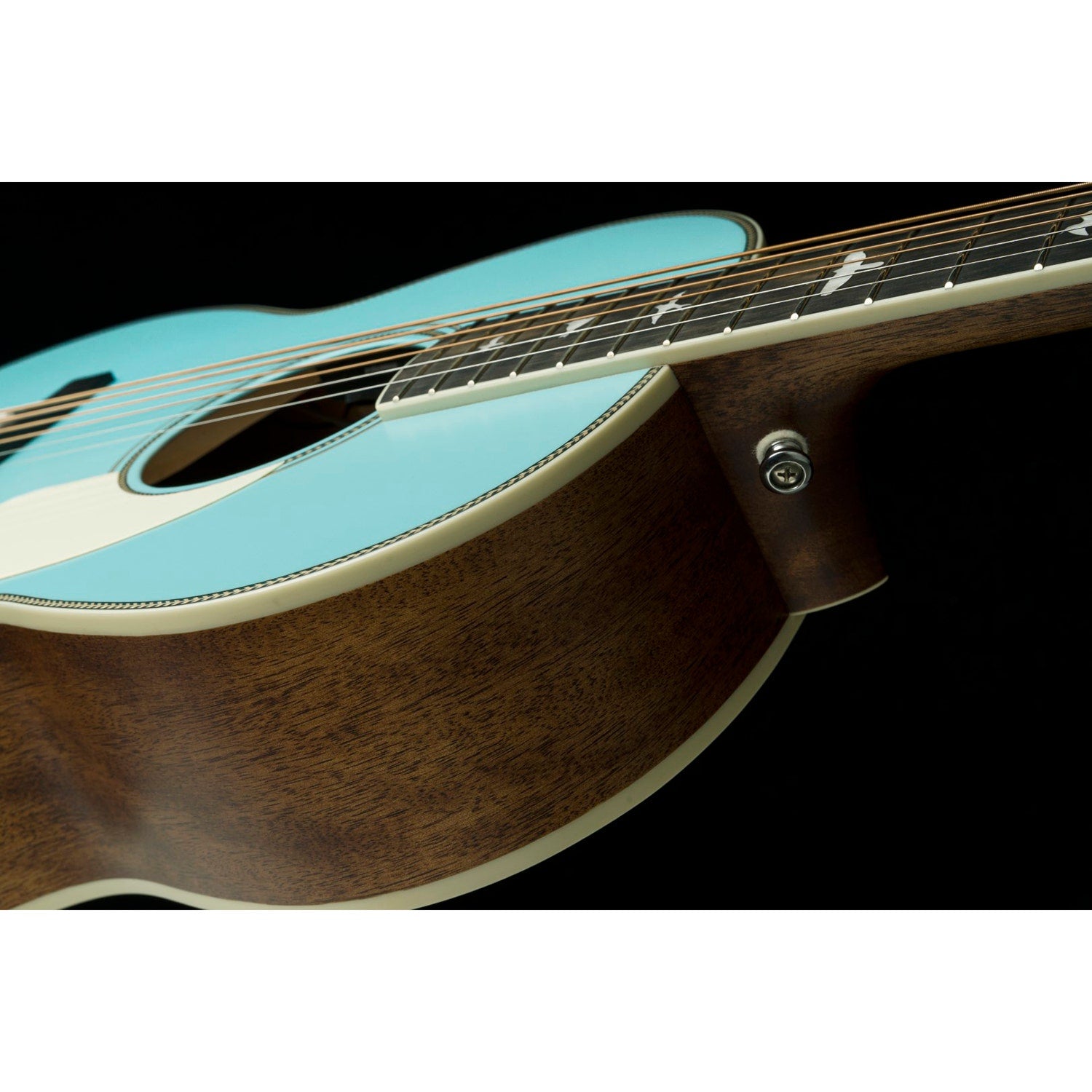 PRS Paul Reed Smith SE P20E Acoustic Electric Parlor Guitar, Limited Edition Powder Blue